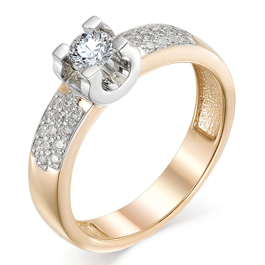 Кольцо, золото, бриллиант, 3011-110